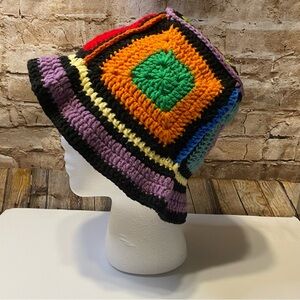 Summer Crochet Handmade Bucket Hat - Colorful